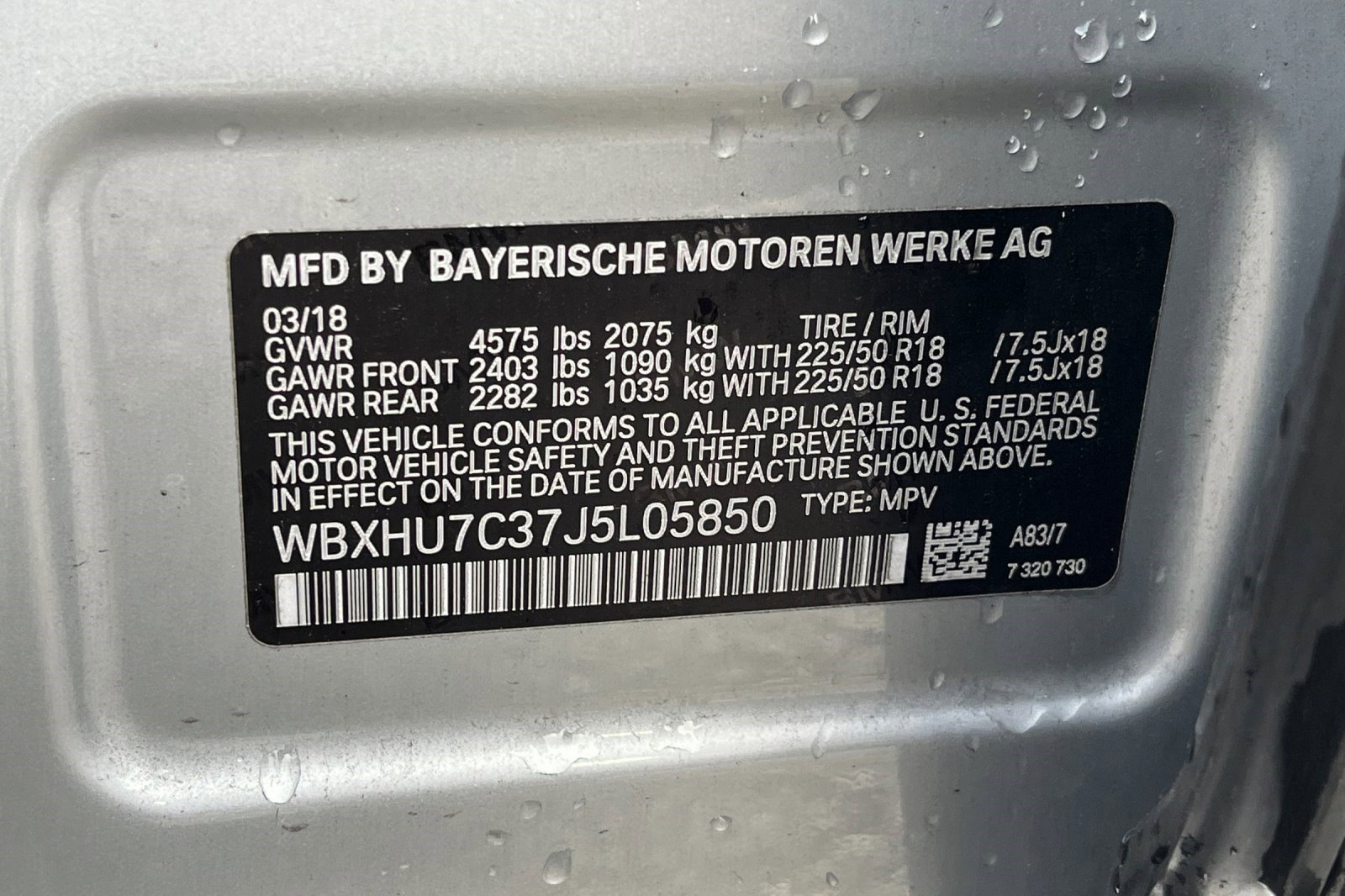 Used 2018 BMW X1 sDrive28i w/ Convenience Package image 9