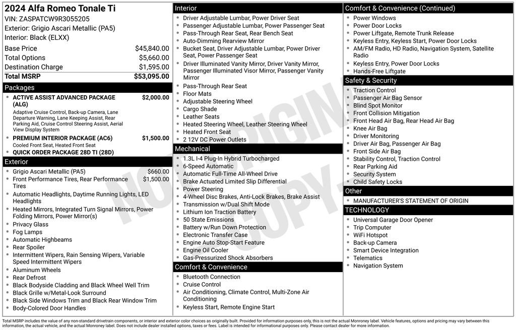 Used 2024 Alfa Romeo Tonale Ti image 41