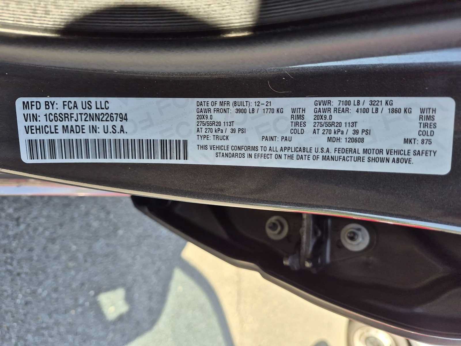 Used 2022 RAM 1500 Laramie AWD/4WD image 39