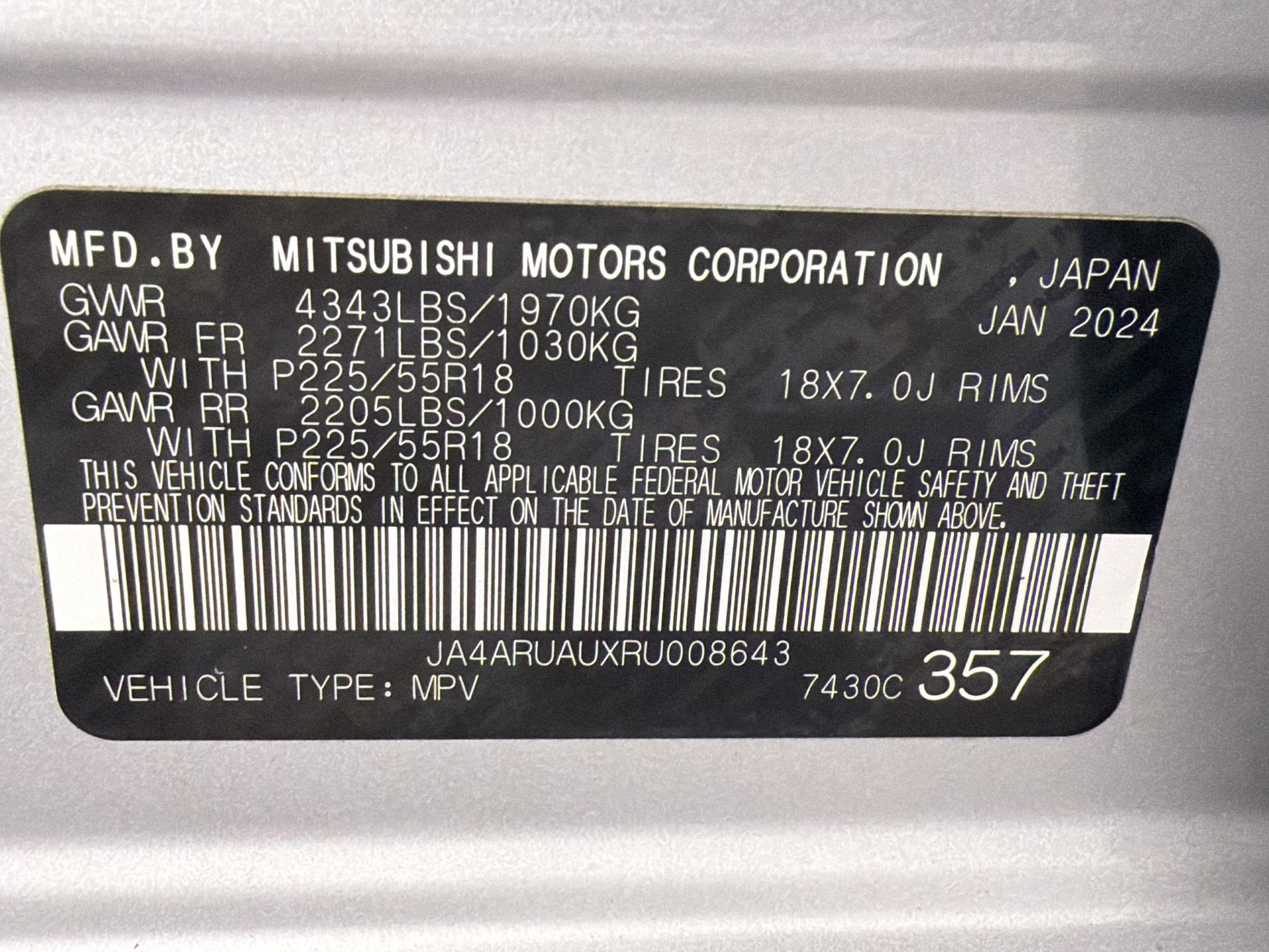 Used 2024 Mitsubishi Outlander Sport AWD image 18