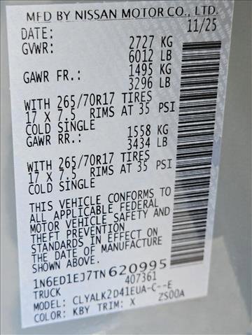 New 2026 Nissan Frontier Pro-X image 16