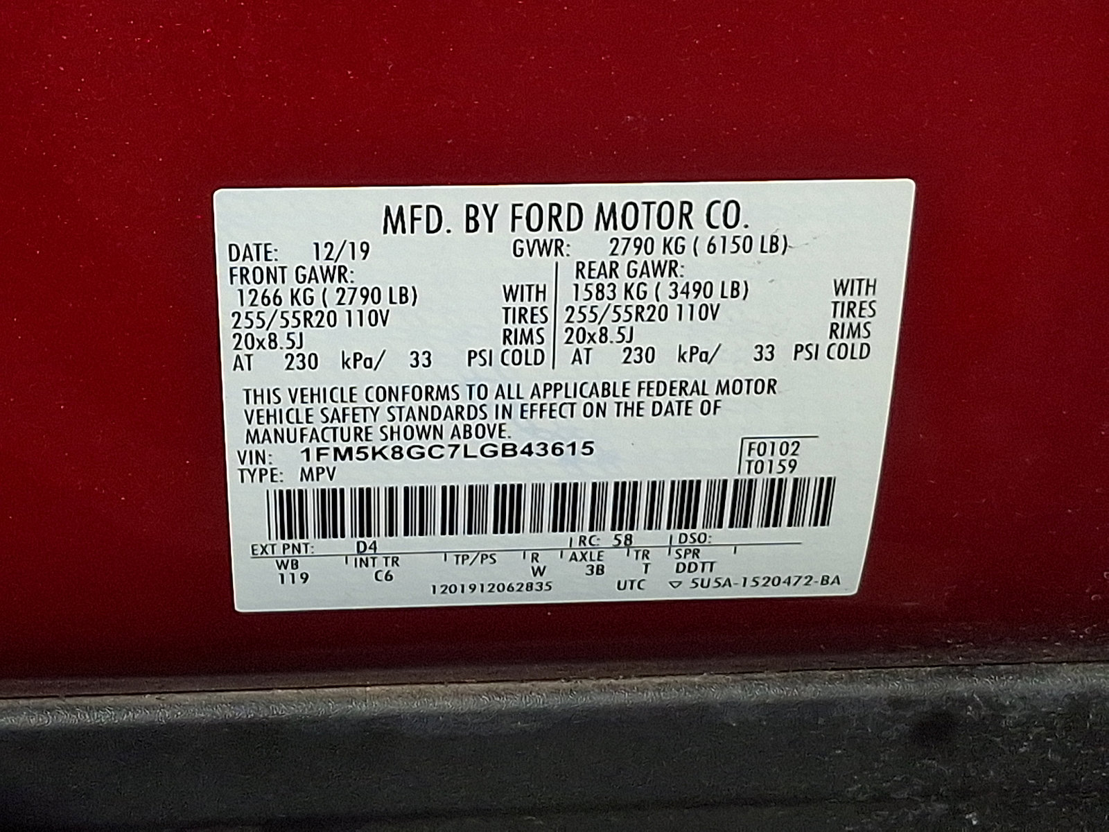 Used 2020 Ford Explorer ST image 30