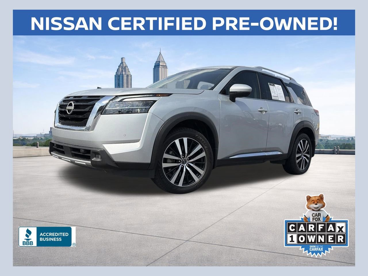 Certified 2023 Nissan Pathfinder Platinum AWD/4WD image 1