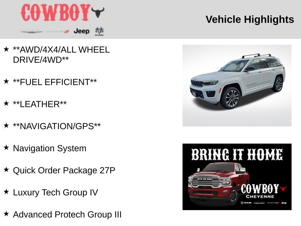 Used 2022 Jeep Grand Cherokee Overland w/ Advanced Protech Group III image 5