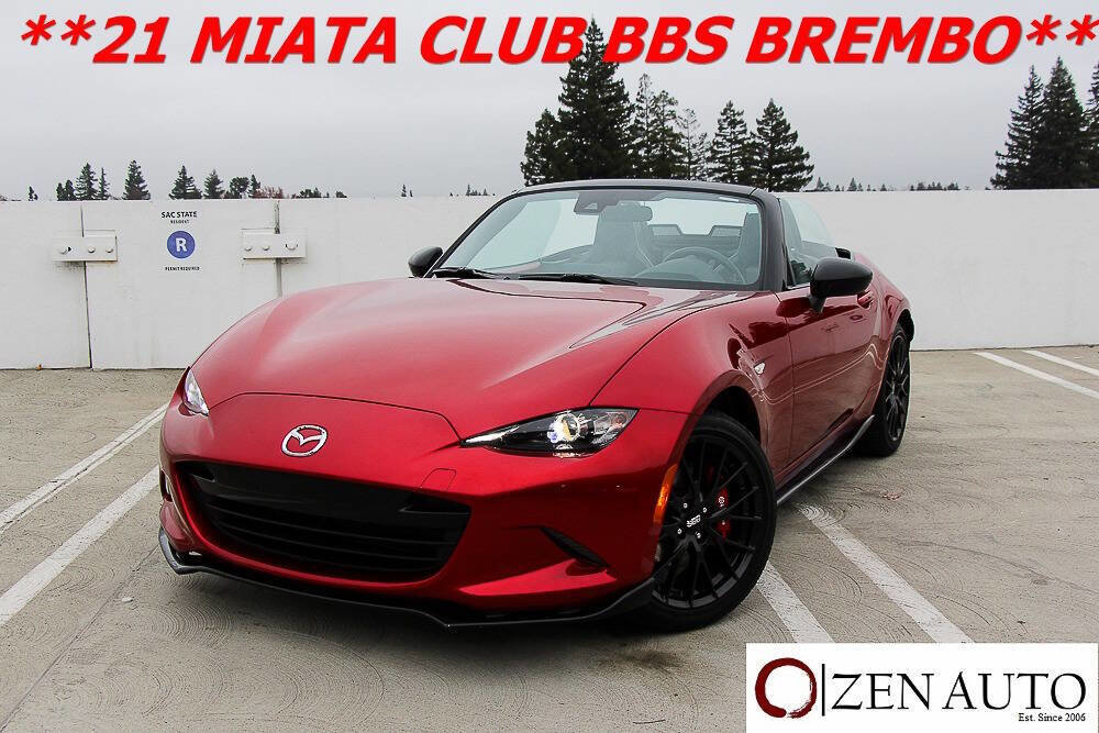 Used 2021 MAZDA MX-5 Miata Club w/ Brembo/BBS Recaro Package image 3