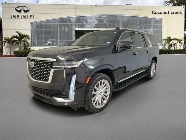 Used 2021 Cadillac Escalade ESV Premium Luxury w/ Performance Package RWD image 2