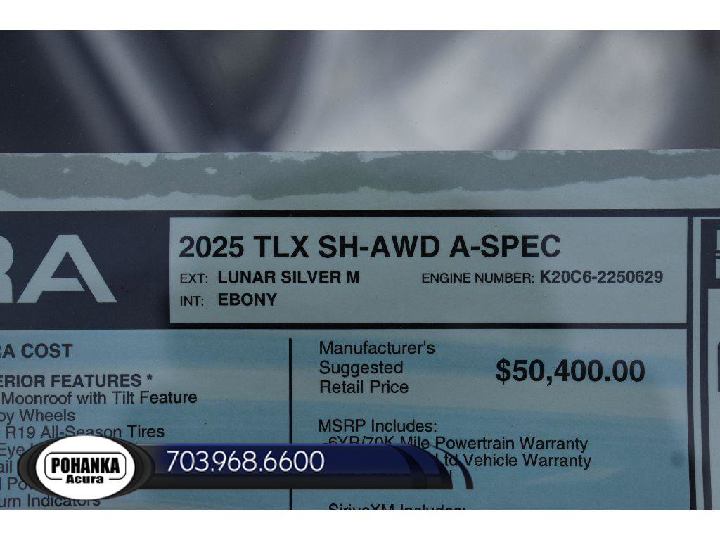 New 2025 Acura TLX SH-AWD w/ A-SPEC Pkg image 38