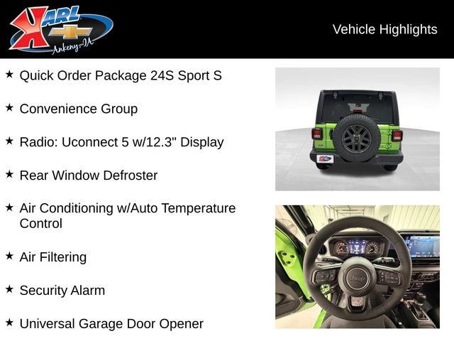Used 2025 Jeep Wrangler Unlimited Sport AWD/4WD video 2