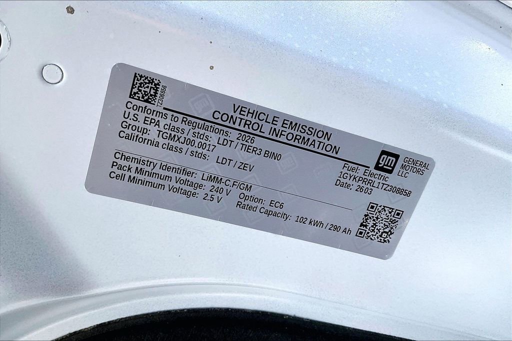New 2026 Cadillac Lyriq Premium Luxury w/ LPO, Floor Liner Package AWD/4WD image 18