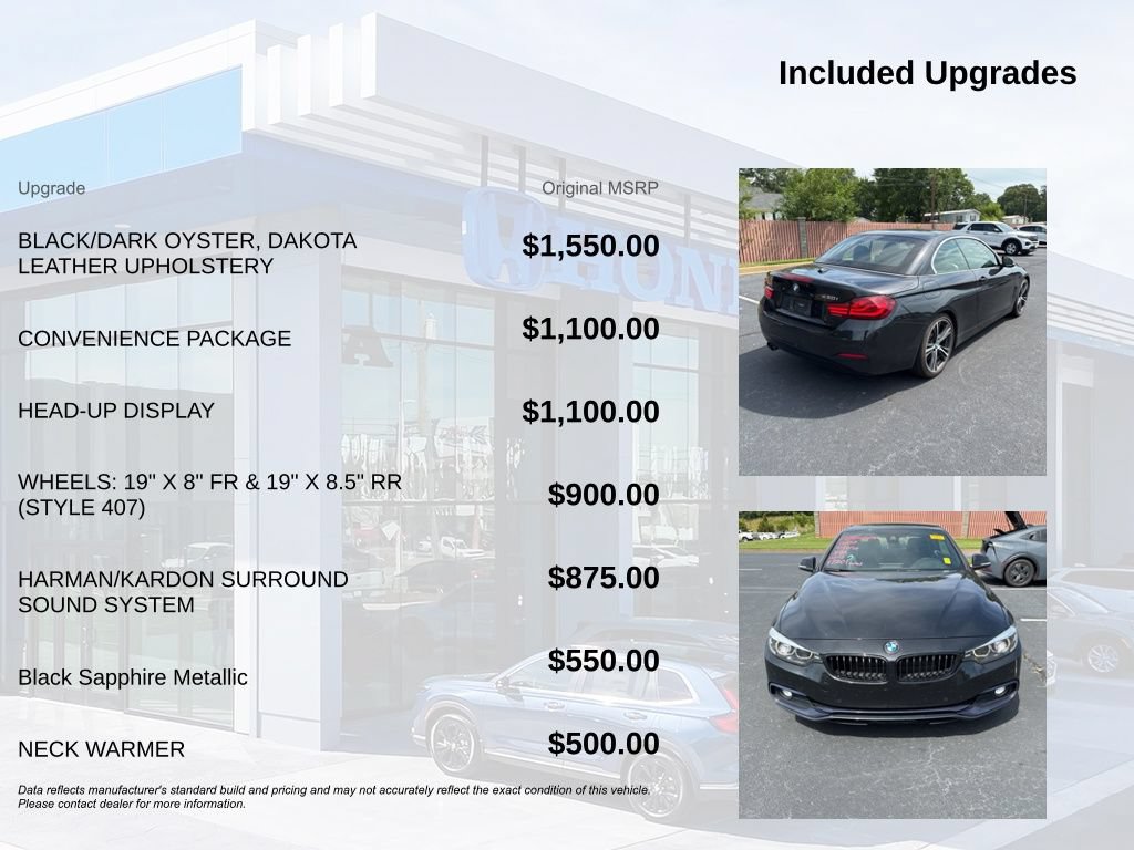 Used 2020 BMW 430i Convertible w/ Convenience Package RWD image 5