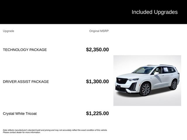 Used 2023 Cadillac XT6 Sport w/ Technology Package AWD/4WD image 3