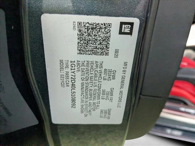 Used 2020 Chevrolet Corvette 2LT w/ 2LT Preferred Equipment Group image 21