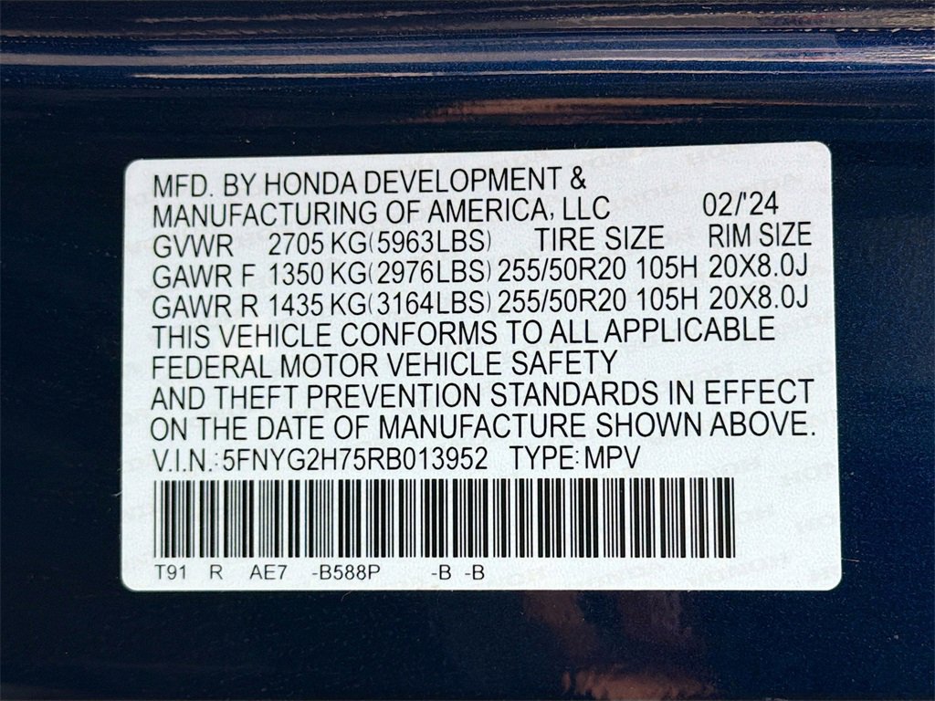 Used 2024 Honda Pilot Touring image 35