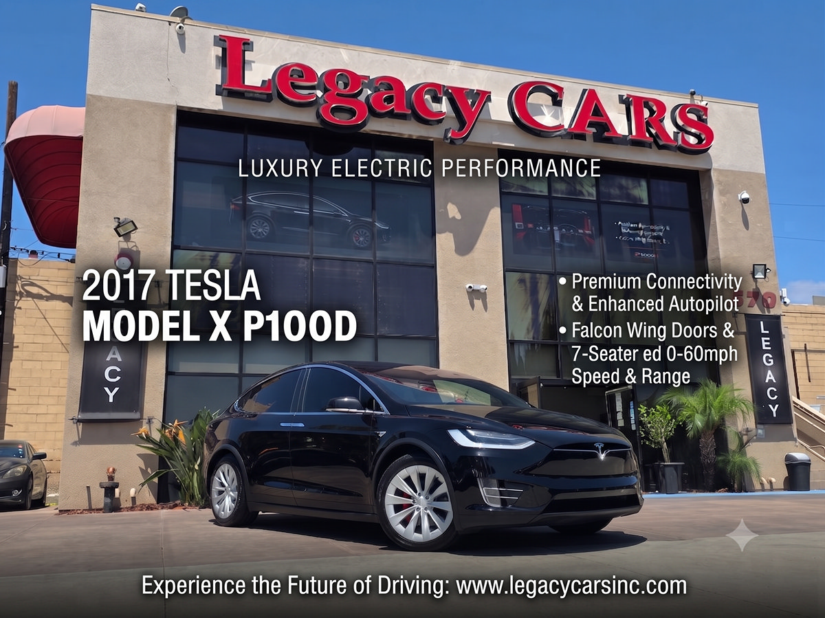 Used 2017 Tesla Model X P100D AWD/4WD image 2