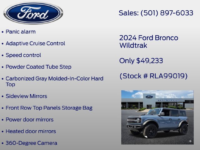 Certified 2024 Ford Bronco Wildtrak AWD/4WD image 35