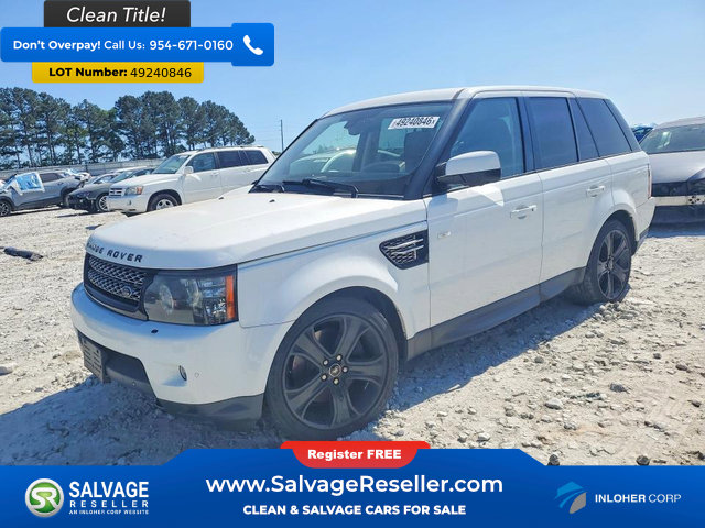 Used 2013 Land Rover Range Rover Sport HSE LUX w/ HSE Luxury Silver Pkg AWD/4WD image 1