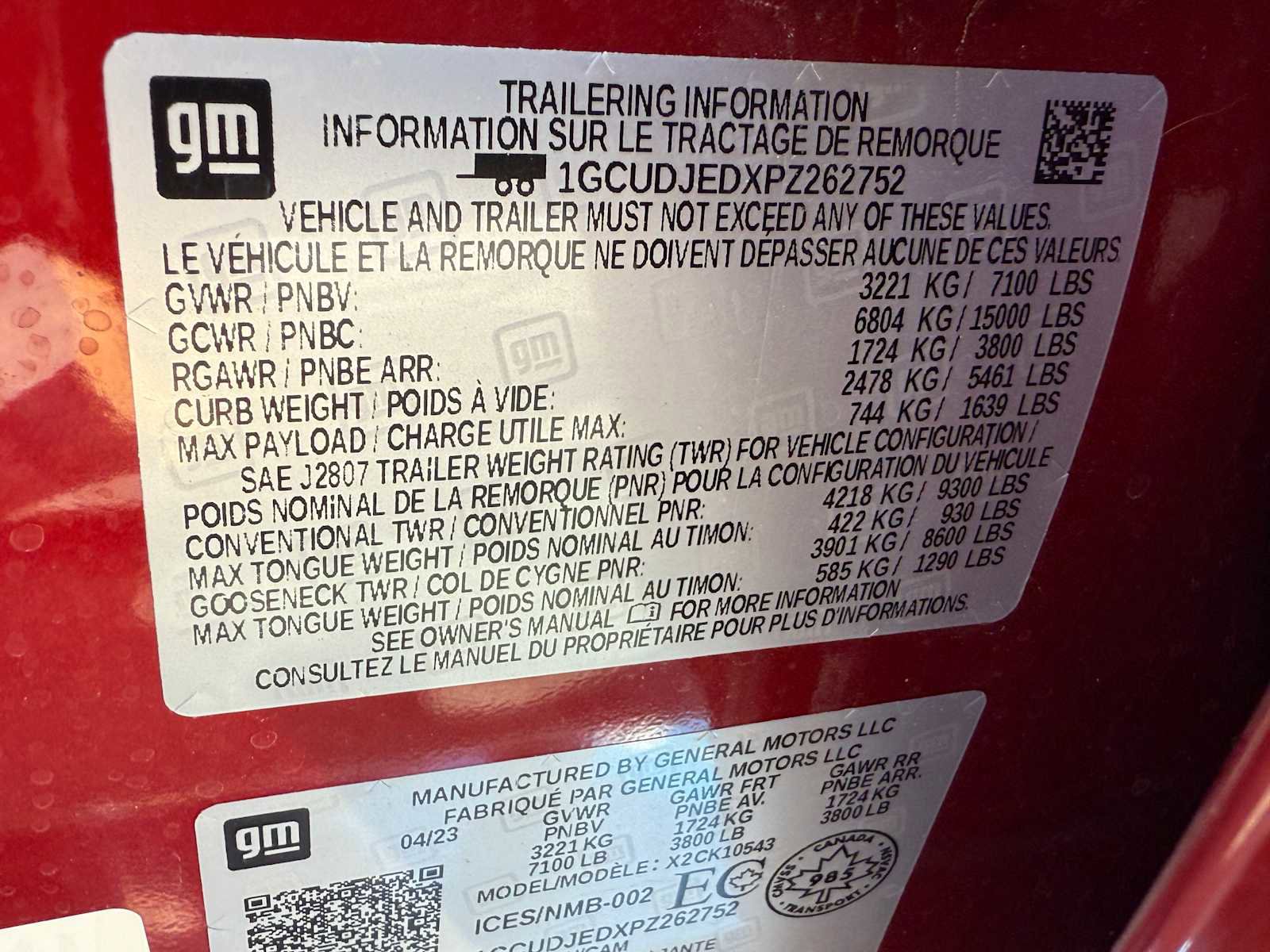 Used 2023 Chevrolet Silverado 1500 High Country w/ Technology Package image 65