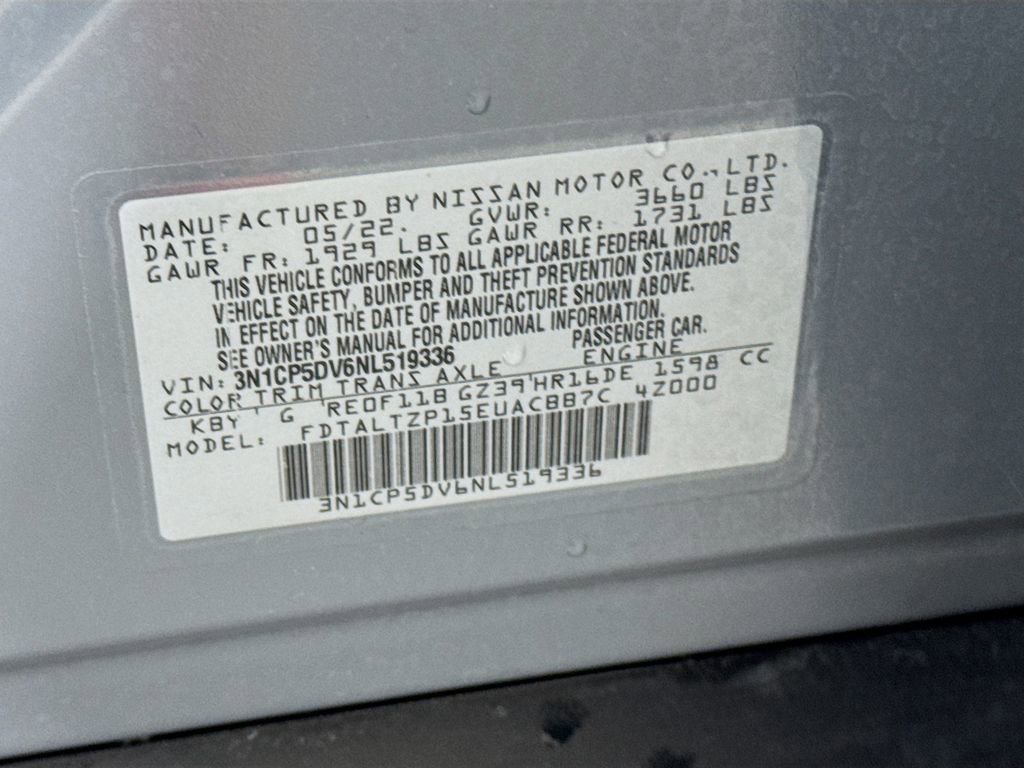Used 2022 Nissan Kicks SR w/ Premium Package FWD image 32