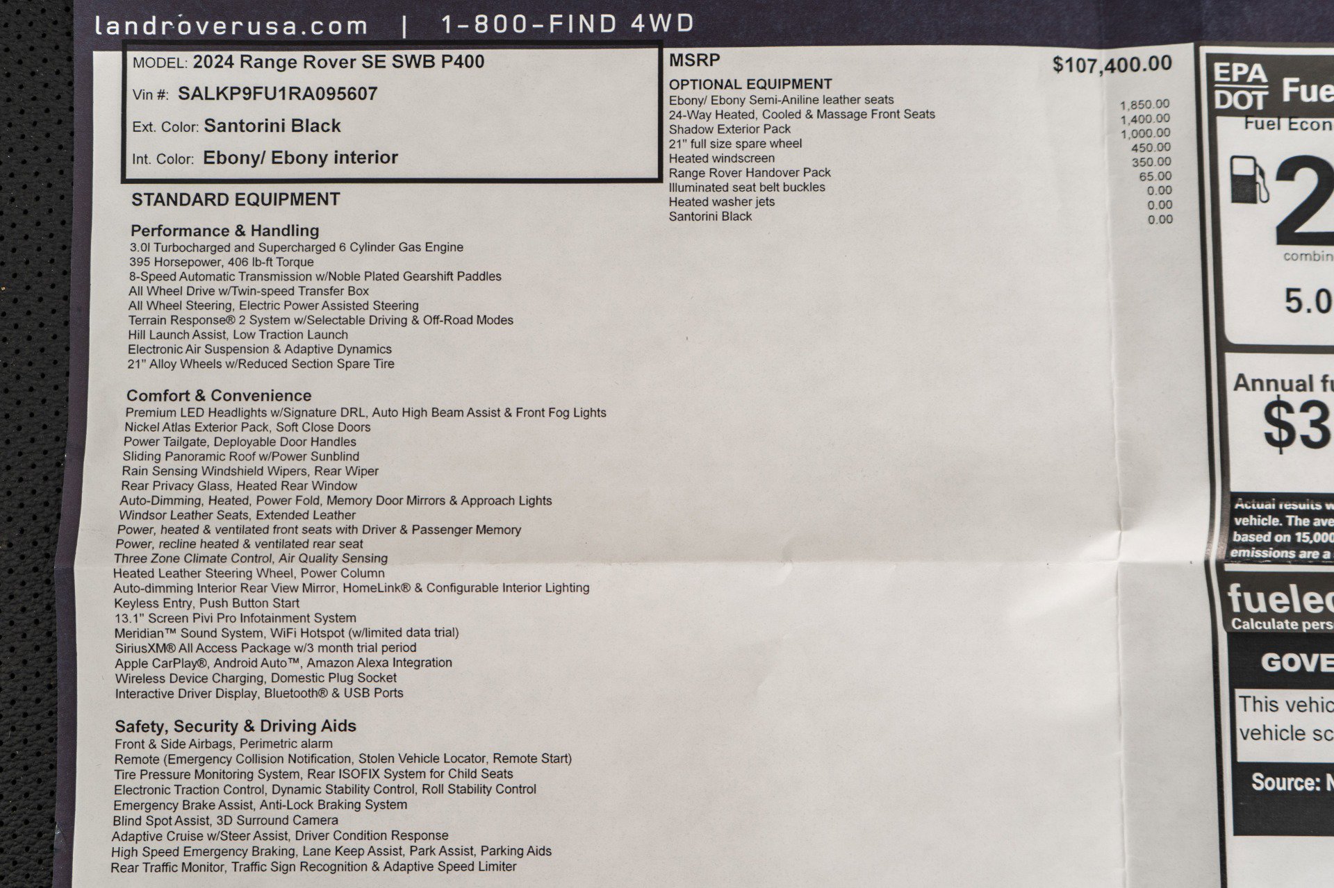 Used 2024 Land Rover Range Rover SE image 23