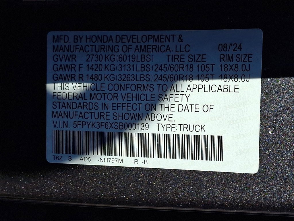 Used 2025 Honda Ridgeline TrailSport image 27