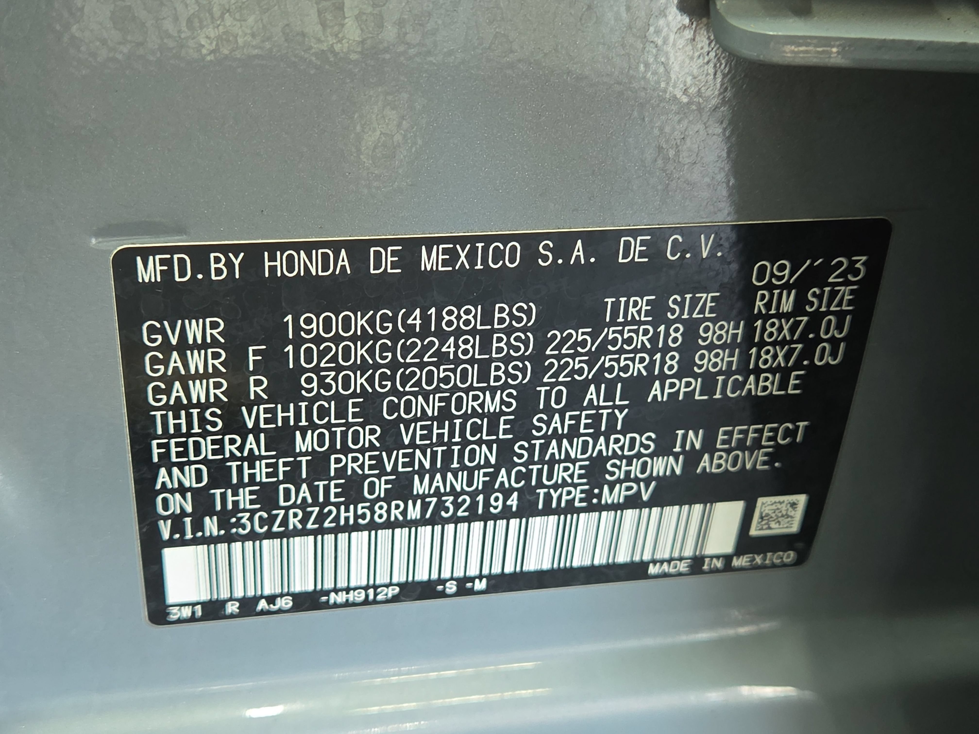 Used 2024 Honda HR-V Sport image 32