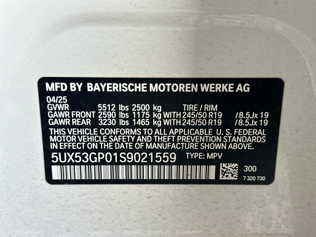 Used 2025 BMW X3 xDrive30i w/ Convenience Package image 42