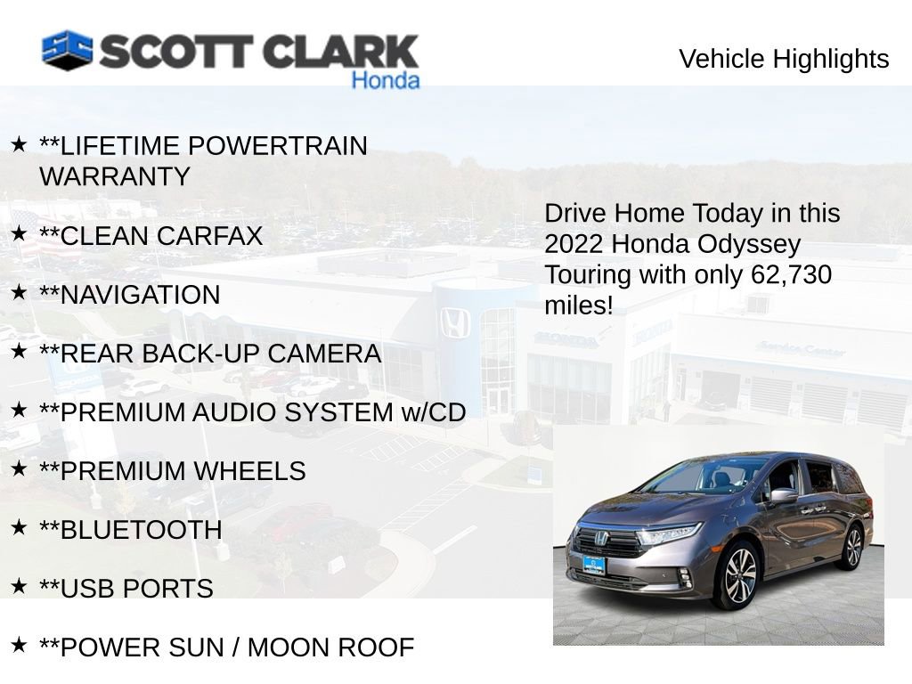 Used 2022 Honda Odyssey Touring image 11