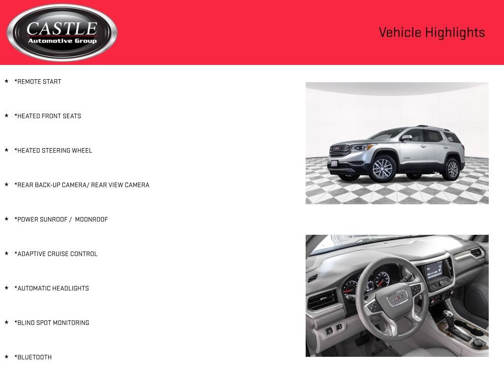 Used 2018 GMC Acadia SLE FWD image 3