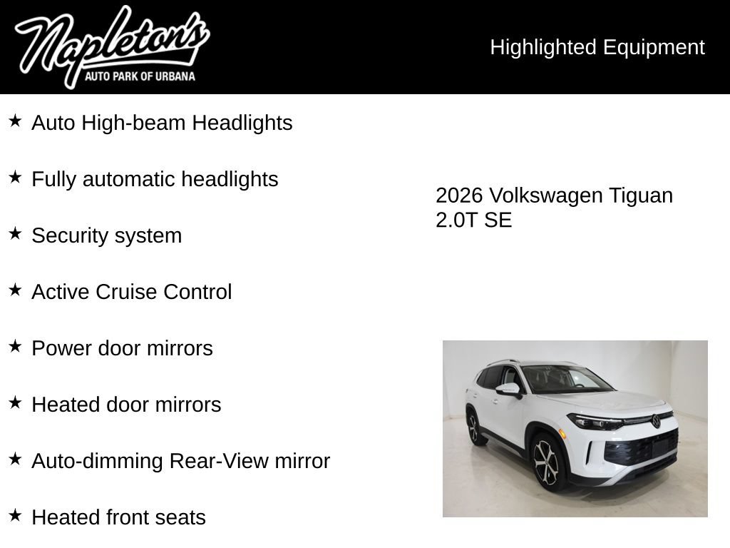 Used 2026 Volkswagen Tiguan SE FWD image 16