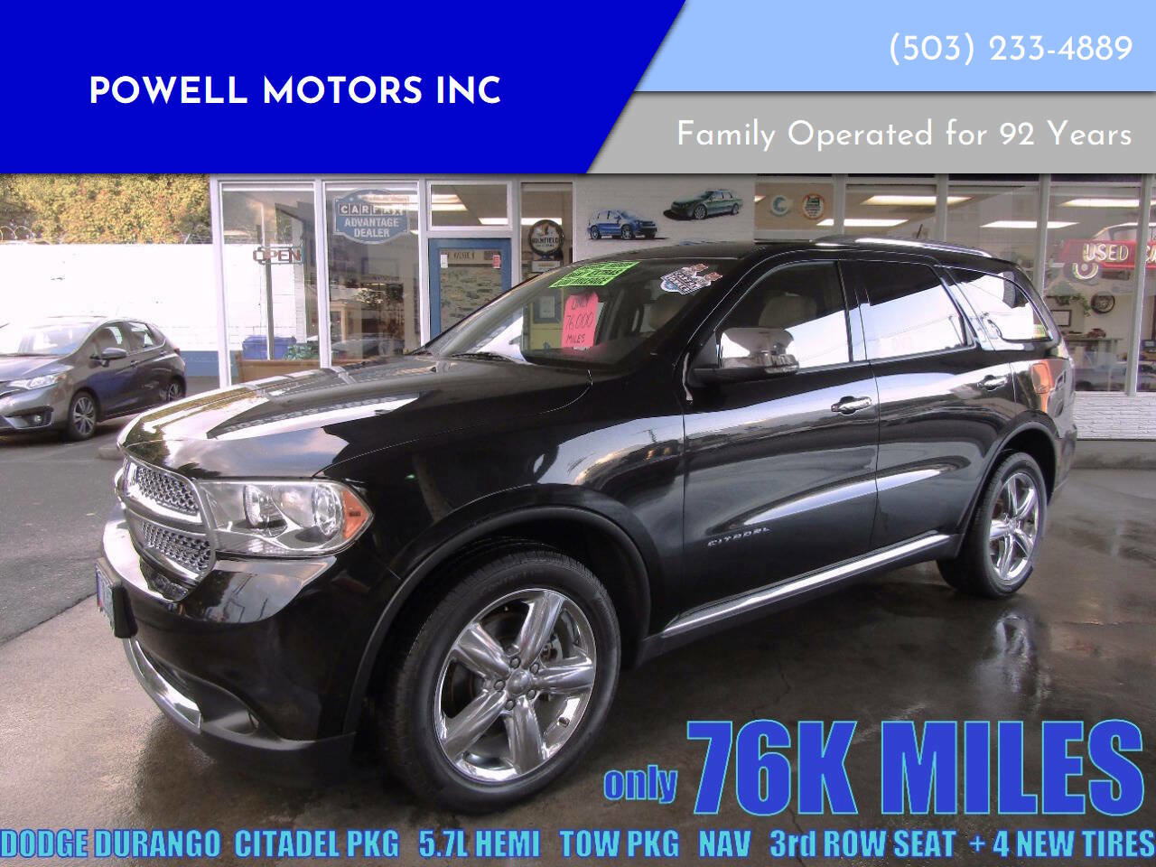 Used 2012 Dodge Durango Citadel w/ Trailer Tow Group IV