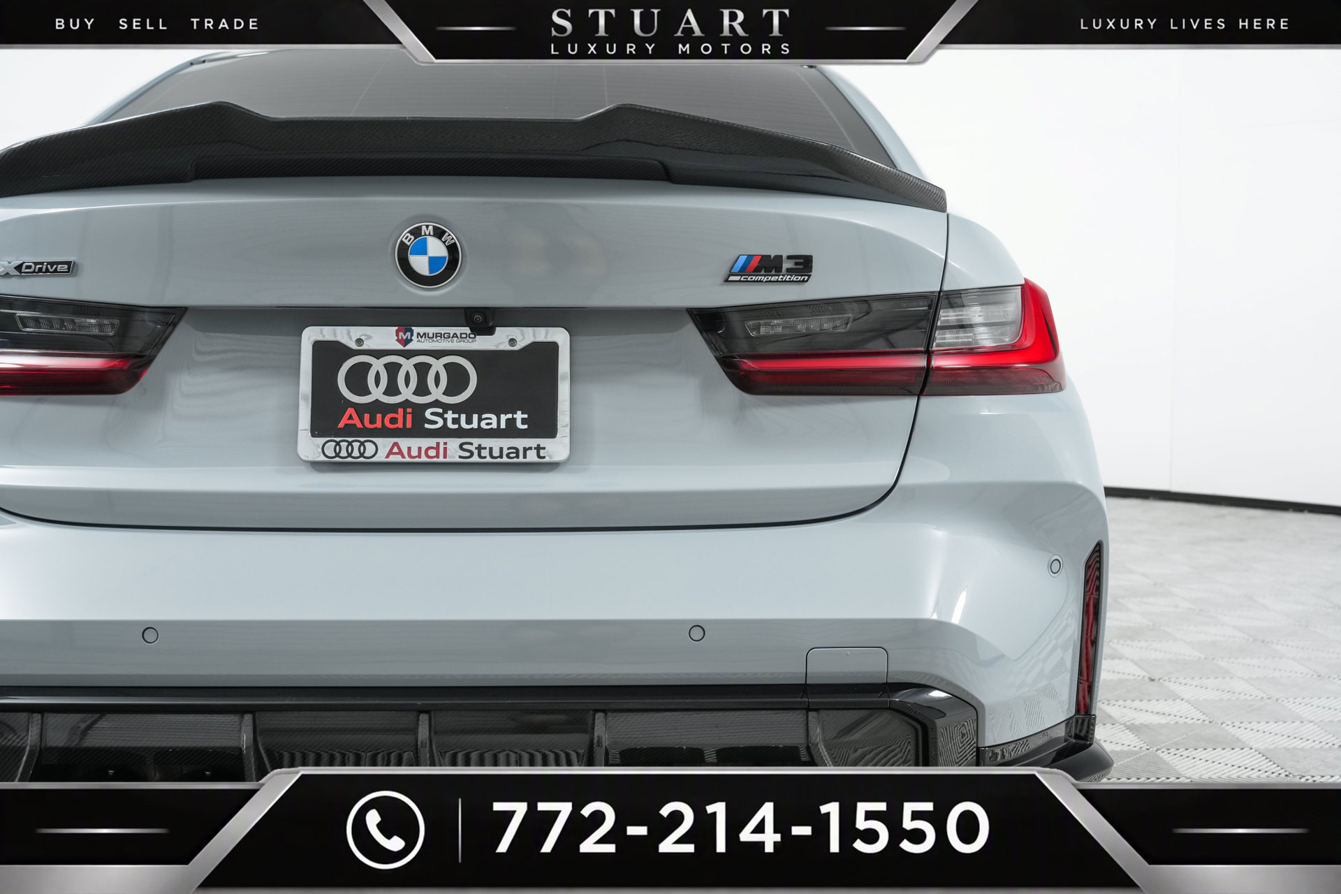 Used 2024 BMW M3 Competition w/ M Carbon Exterior Package AWD/4WD image 61