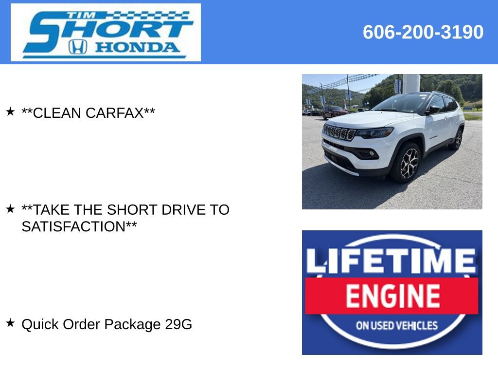Used 2025 Jeep Compass Limited AWD/4WD image 5