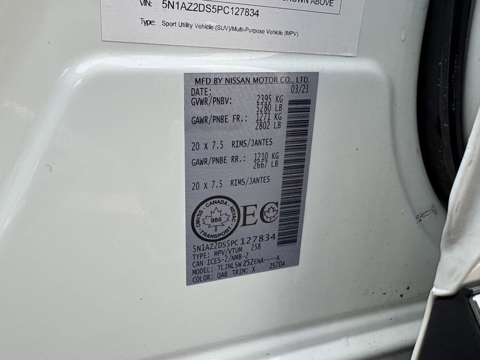 Used 2023 Nissan Murano Platinum image 16