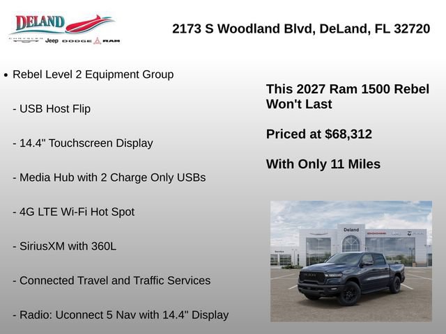 New 2027 RAM 1500 Rebel w/ Rebel Level 2 Equipment Group AWD/4WD image 38