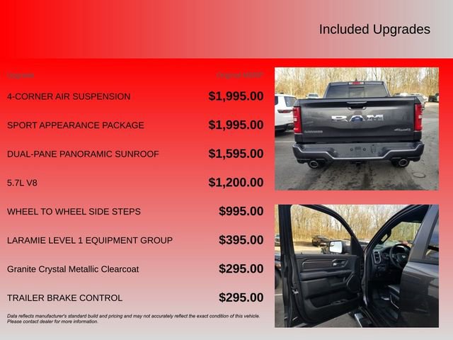 New 2026 RAM 1500 Laramie w/ Sport Appearance Package image 8