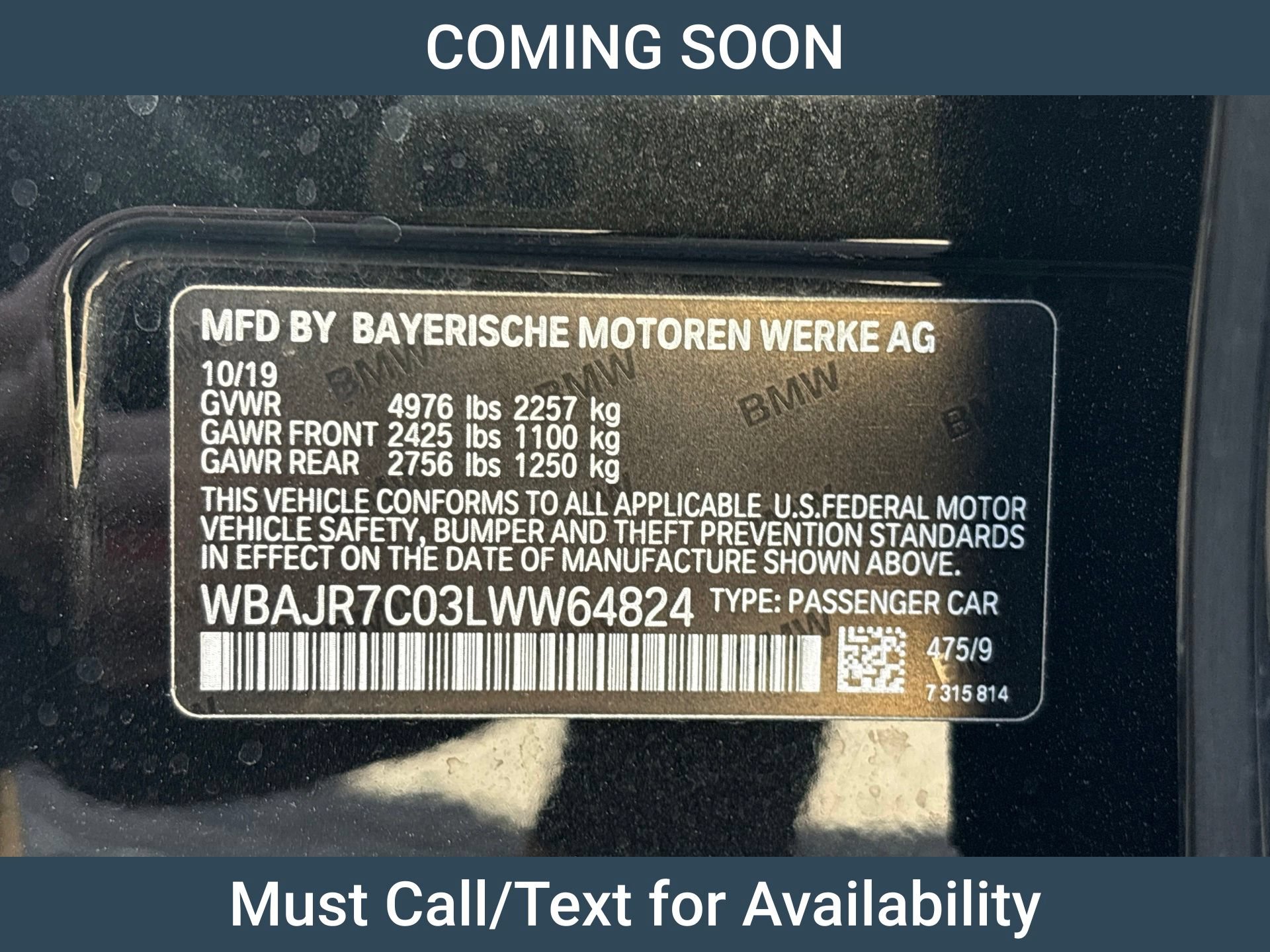 Used 2020 BMW 530i xDrive w/ Convenience Package AWD/4WD image 12