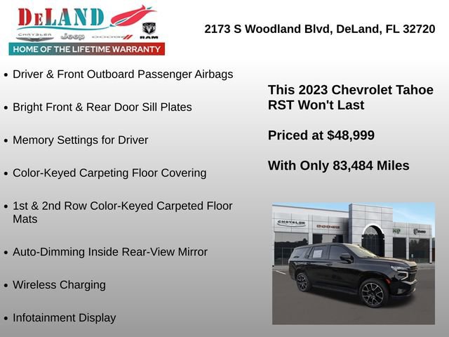 Used 2023 Chevrolet Tahoe RST AWD/4WD image 30
