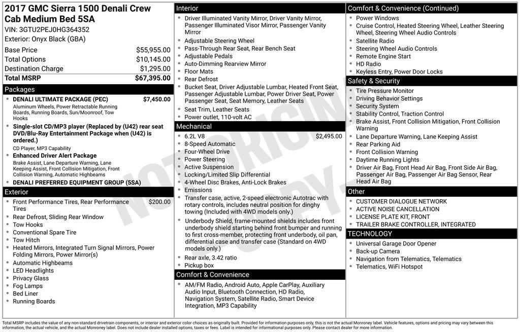 Used 2017 GMC Sierra 1500 Denali w/ Denali Ultimate Package image 38