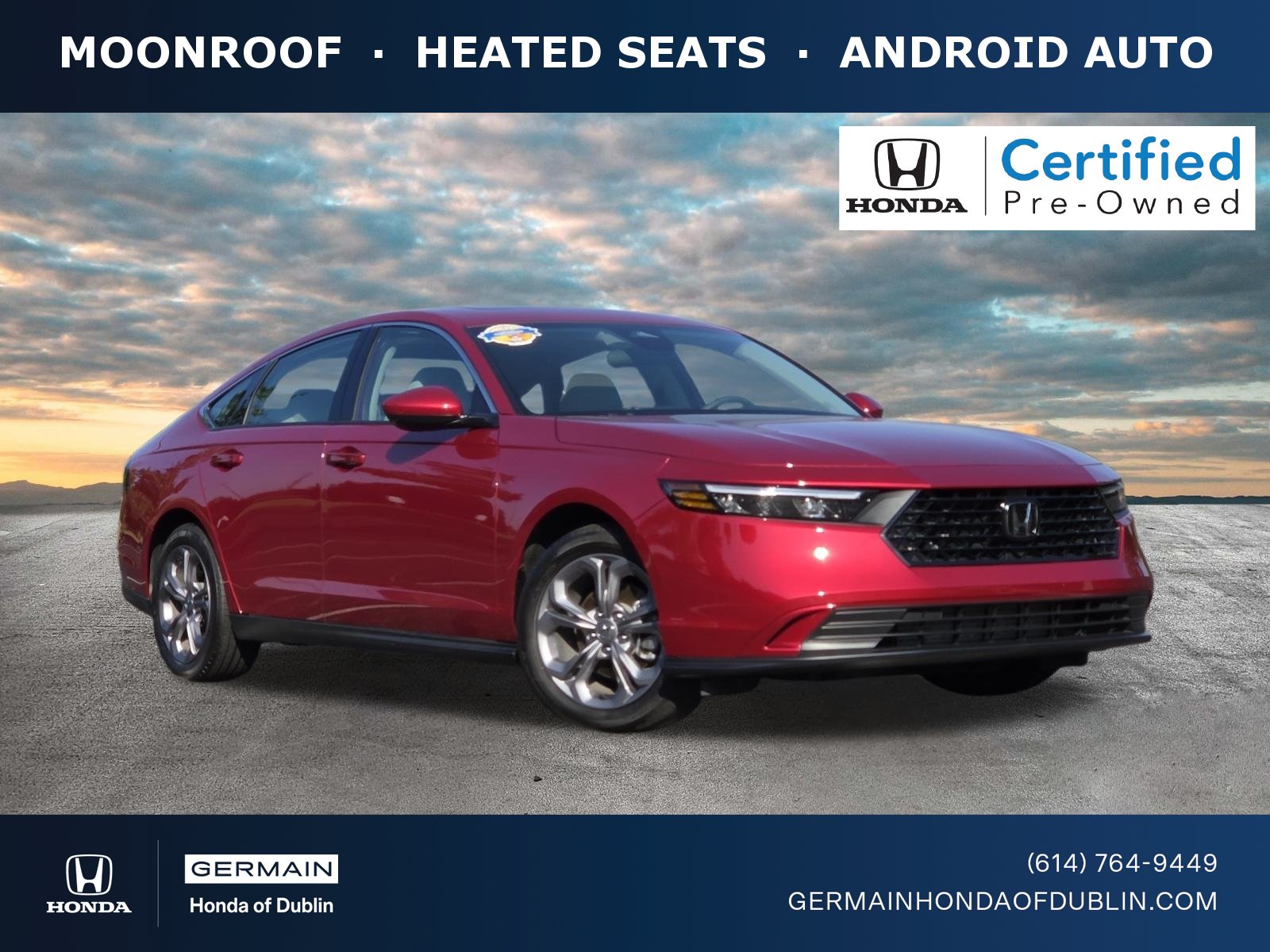 Certified 2024 Honda Accord EX