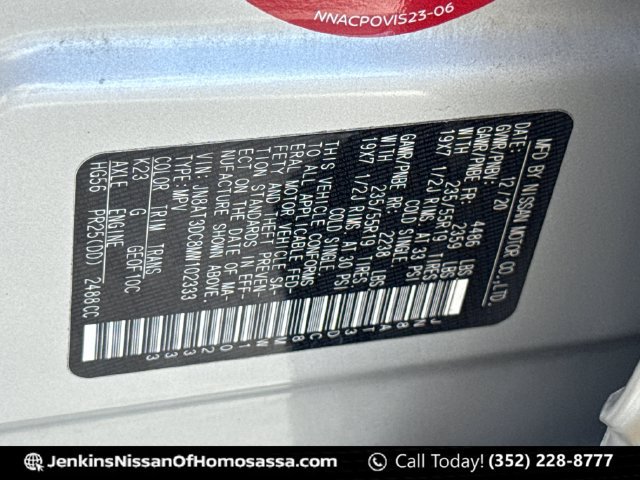 Certified 2021 Nissan Rogue Platinum FWD image 54