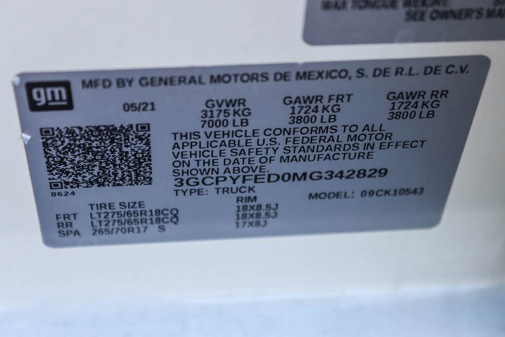 Used 2021 Chevrolet Silverado 1500 LT Trail Boss w/ Convenience Package II image 11