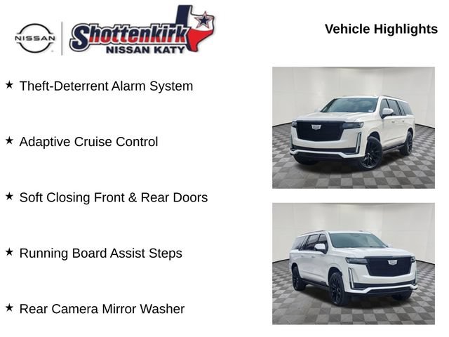 Used 2023 Cadillac Escalade ESV Sport Platinum w/ LPO, ONYX Package RWD image 25
