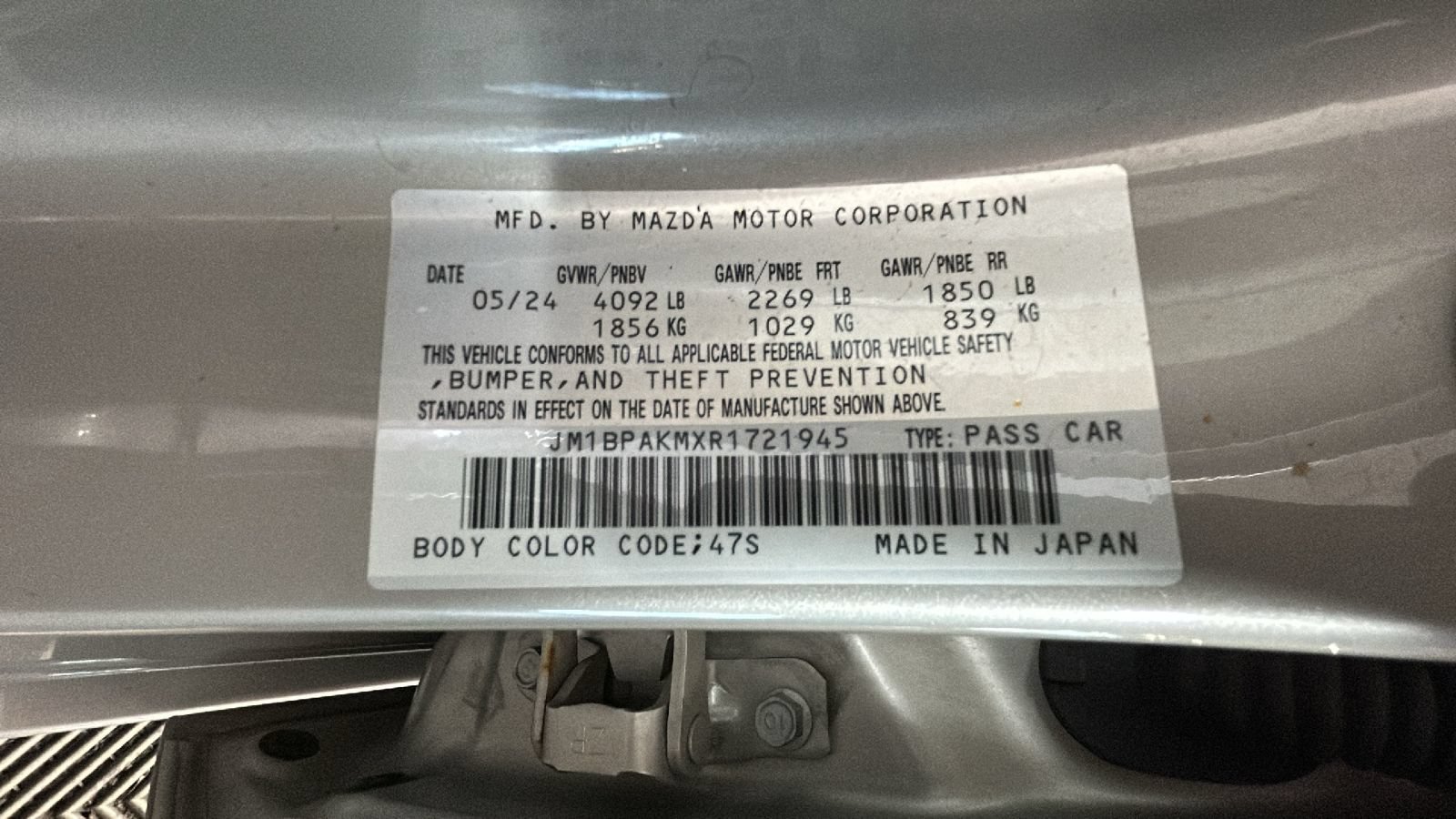 Used 2024 MAZDA MAZDA3 s FWD image 11