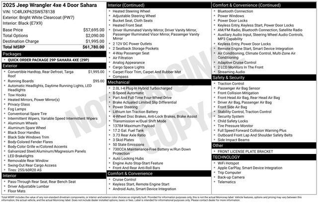 Used 2025 Jeep Wrangler Unlimited Sahara image 9