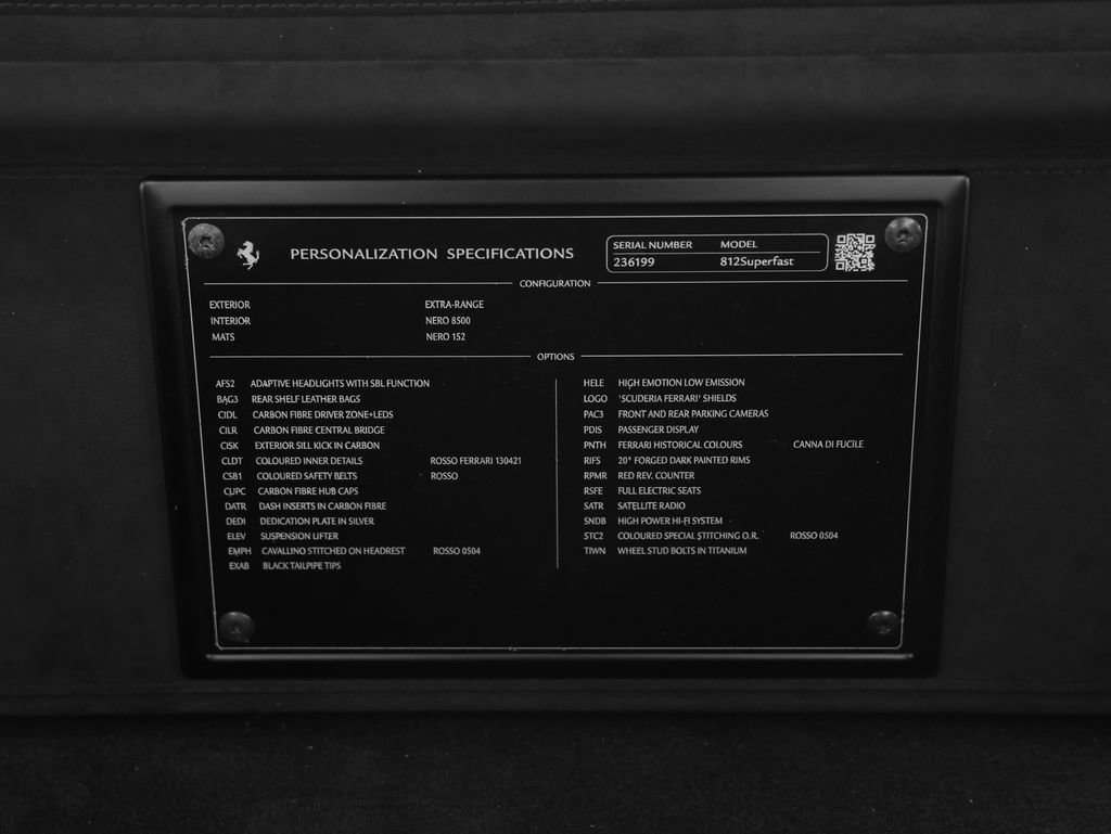 Certified 2018 Ferrari 812 Superfast image 39