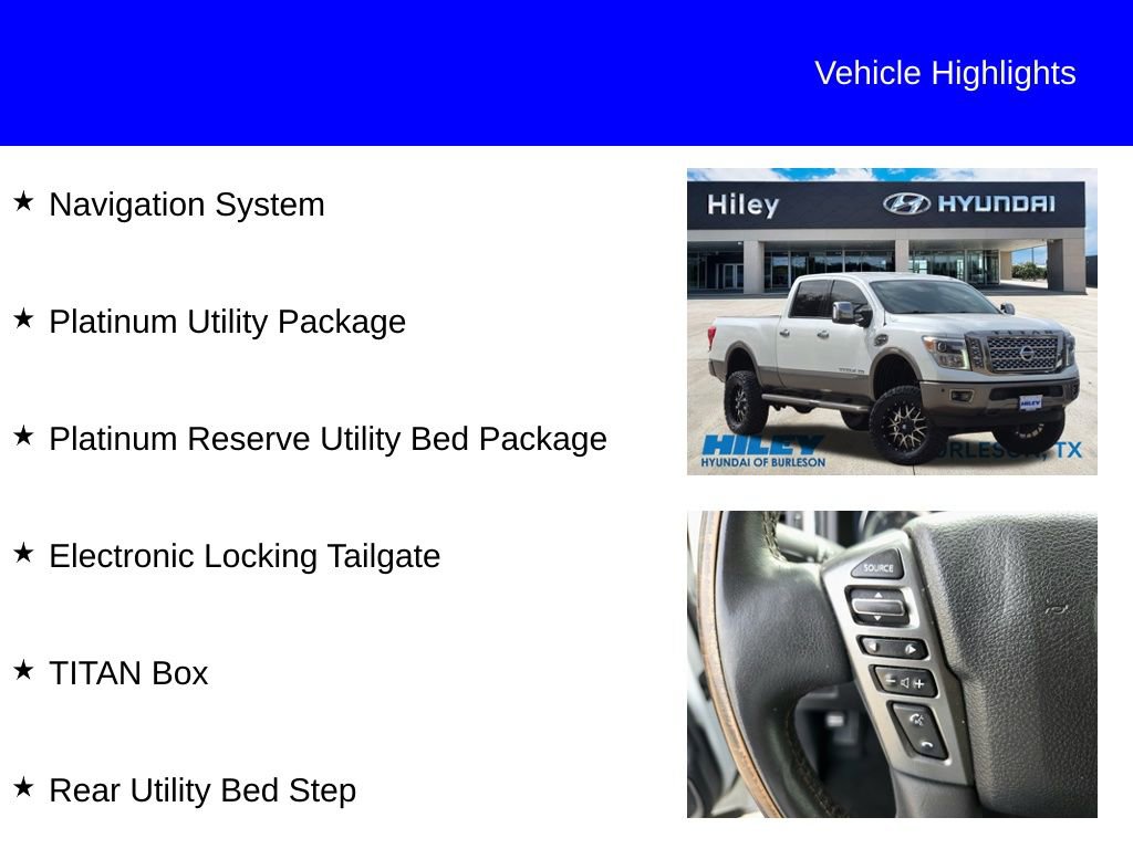 Used 2018 Nissan Titan Platinum Reserve w/ Platinum Utility Package image 9