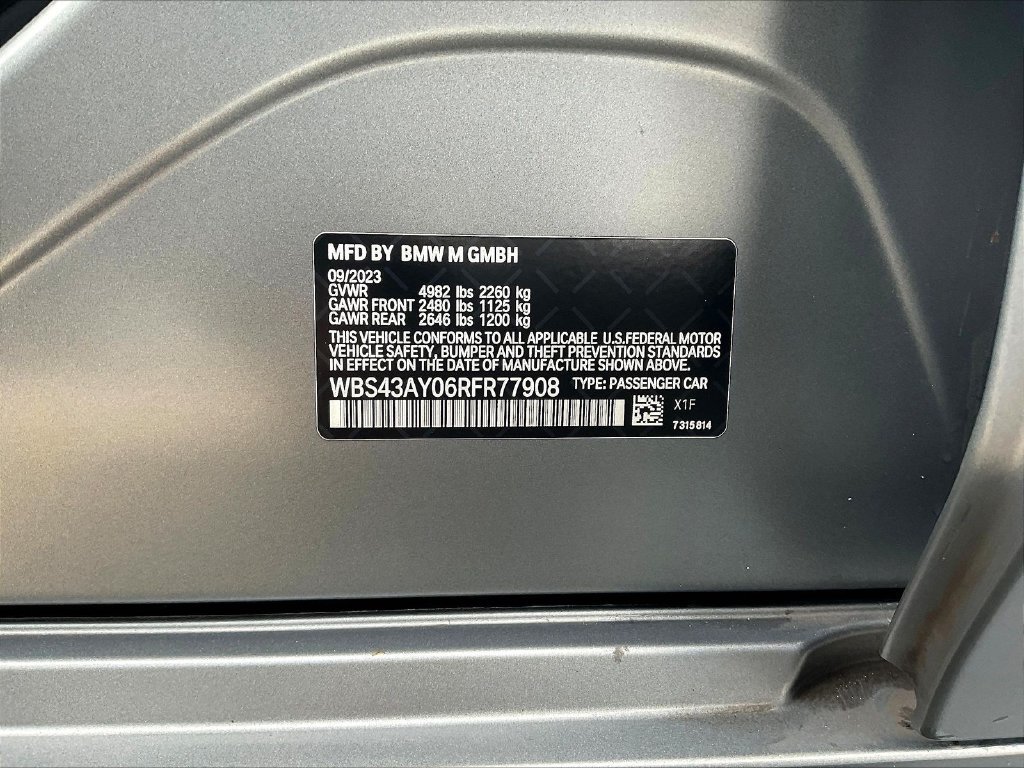 Used 2024 BMW M3 Competition w/ Parking Assistance Package AWD/4WD image 18