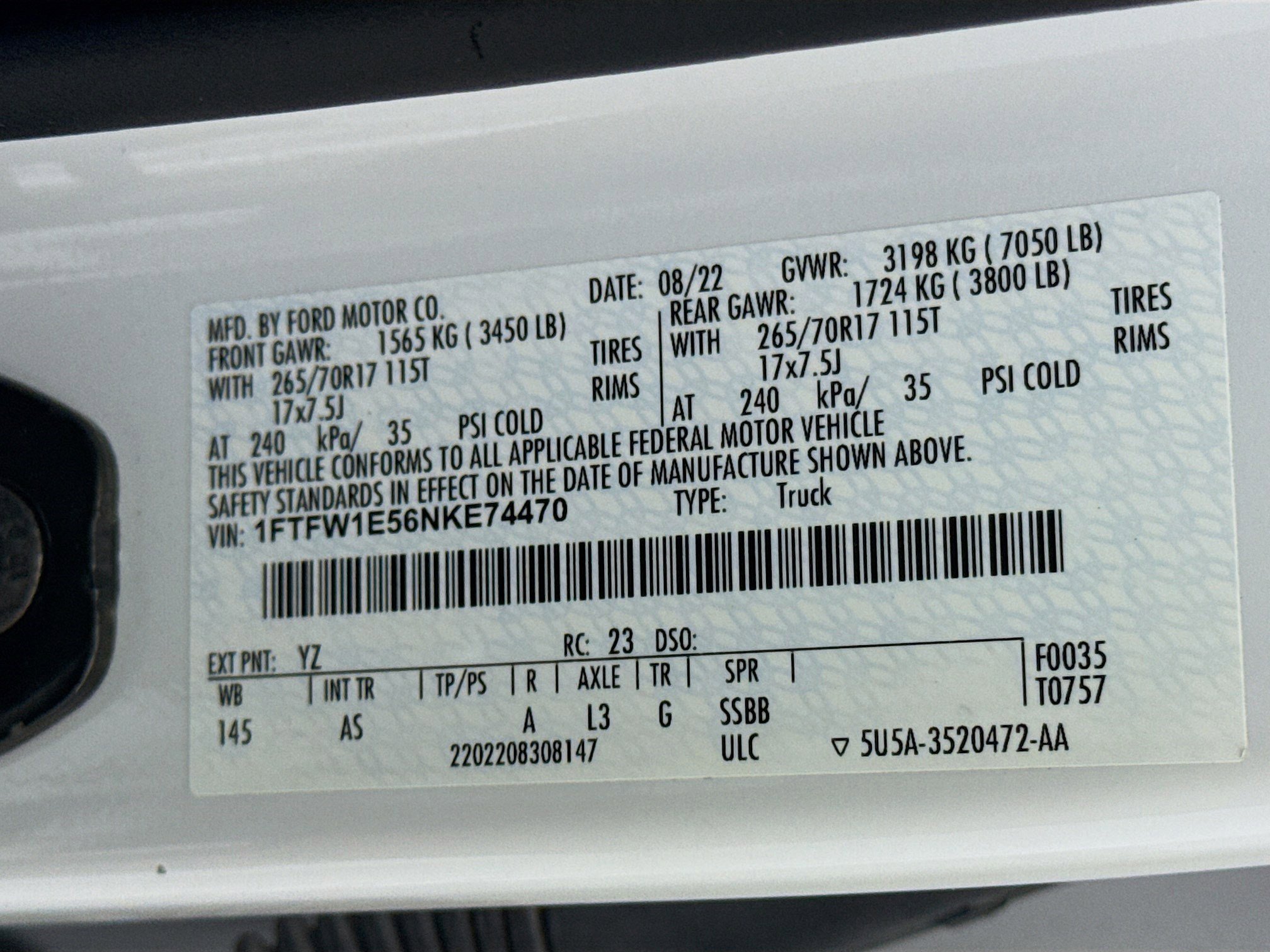 Used 2022 Ford F150 XL w/ Trailer Tow Package image 39