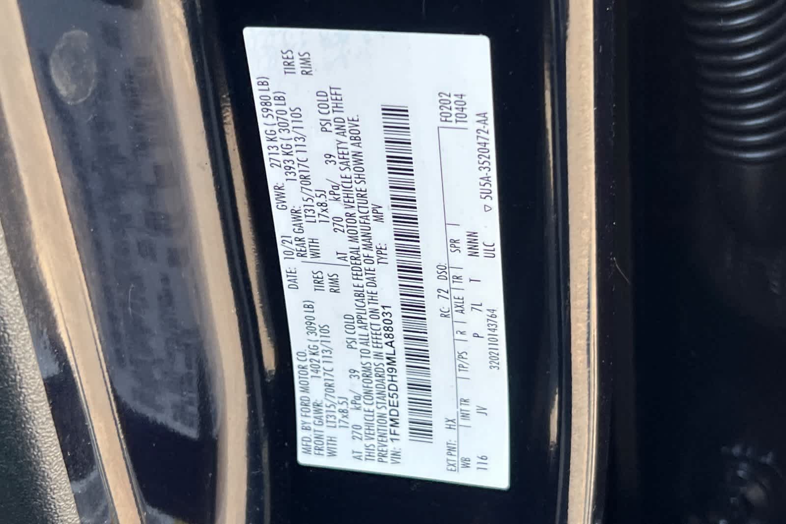 Used 2021 Ford Bronco Outer Banks w/ Sasquatch Package AWD/4WD image 33