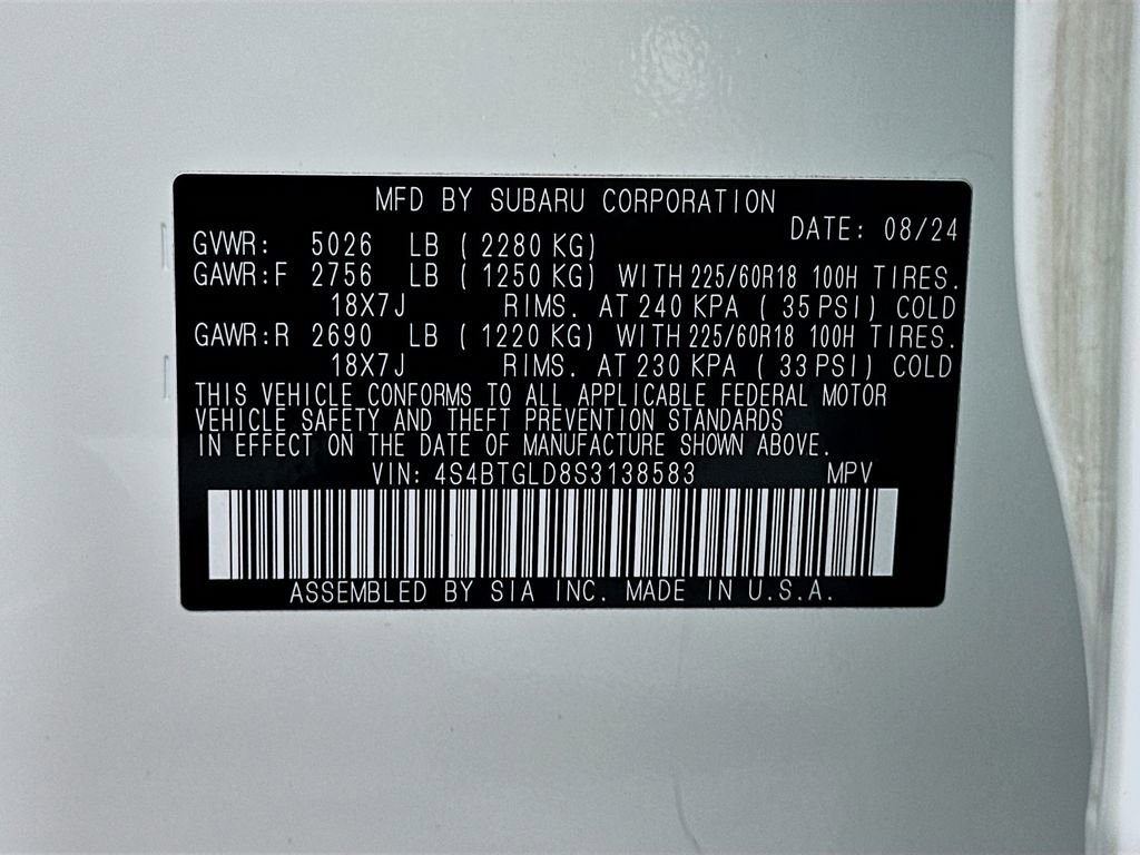 Used 2025 Subaru Outback Onyx Edition XT image 33